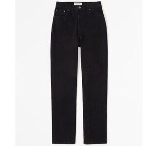 Abercrombie & Fitch Black Straight Leg Jeans